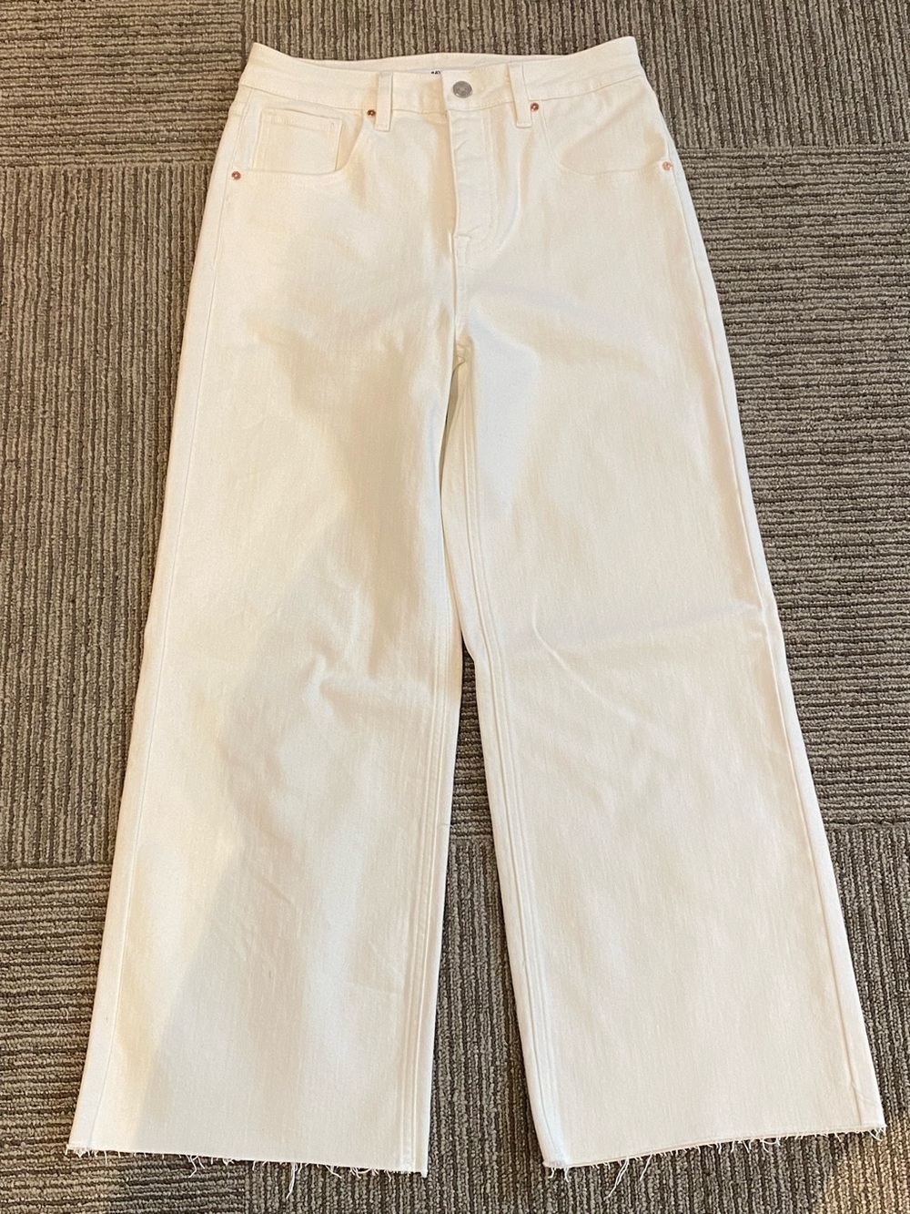Bayeas White Denim Jeans